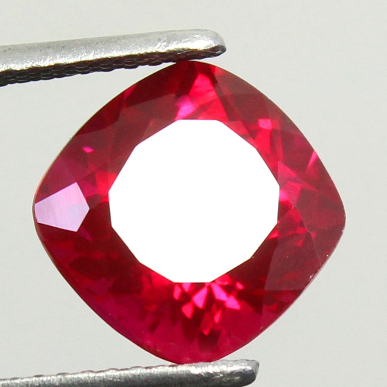 Natural 5.15 Ct Certified Pigeon Blood Red Ruby 9×9 MM Cushion Unheated Gemstone