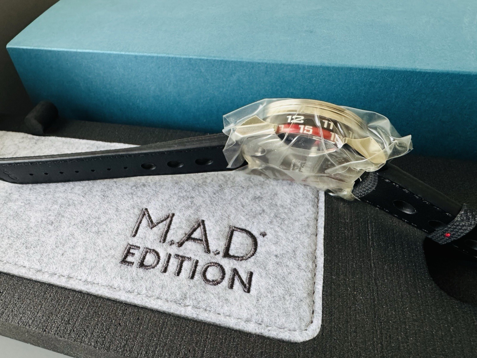 NEW, M.A.D. 1 RED Edition by MB&F Box + card