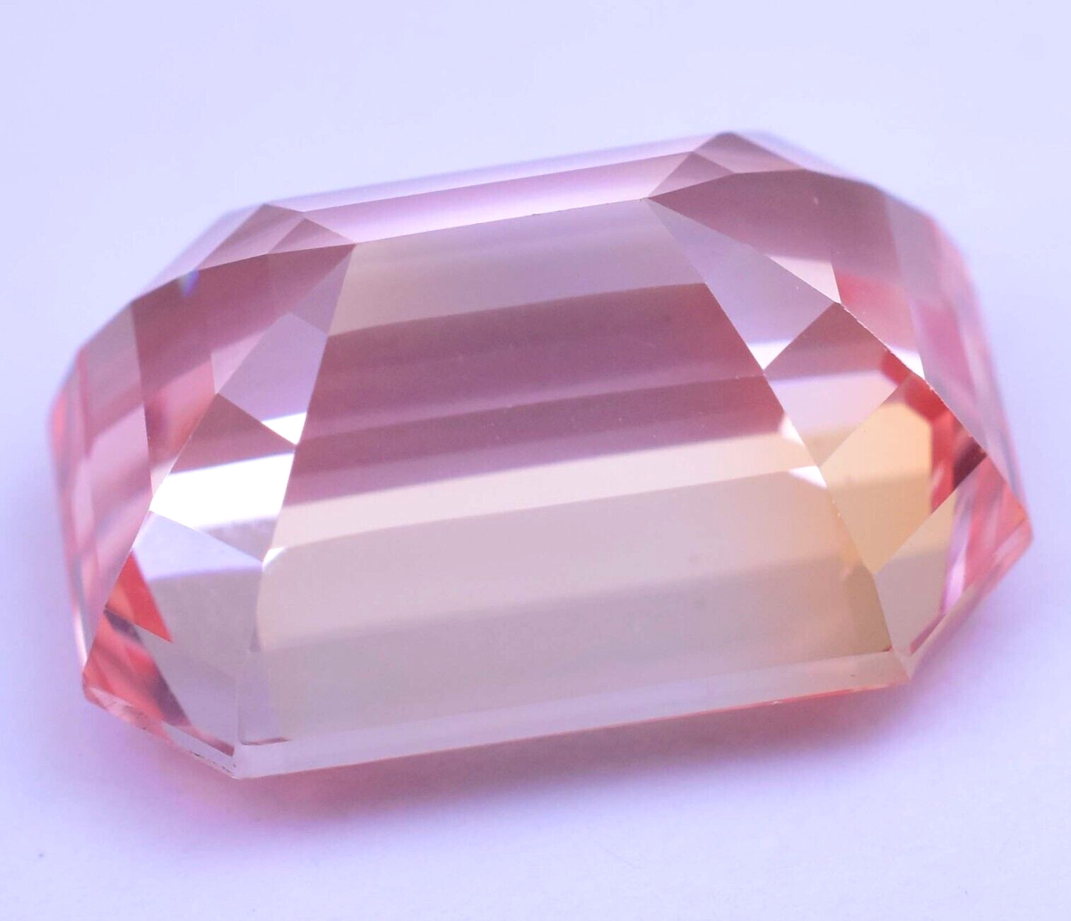 Natural imperial Topaz 24.70 Ct Octagon Stunning Unheated AGL Certified Gemstone