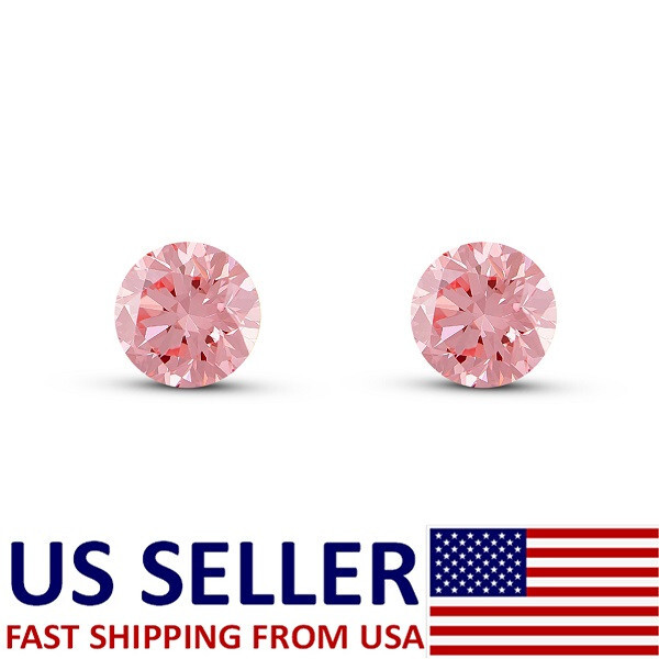 Loose Lab Grown Pink Diamond HPHT 1.3mm VS2 Clarity 22 Pcs Lot