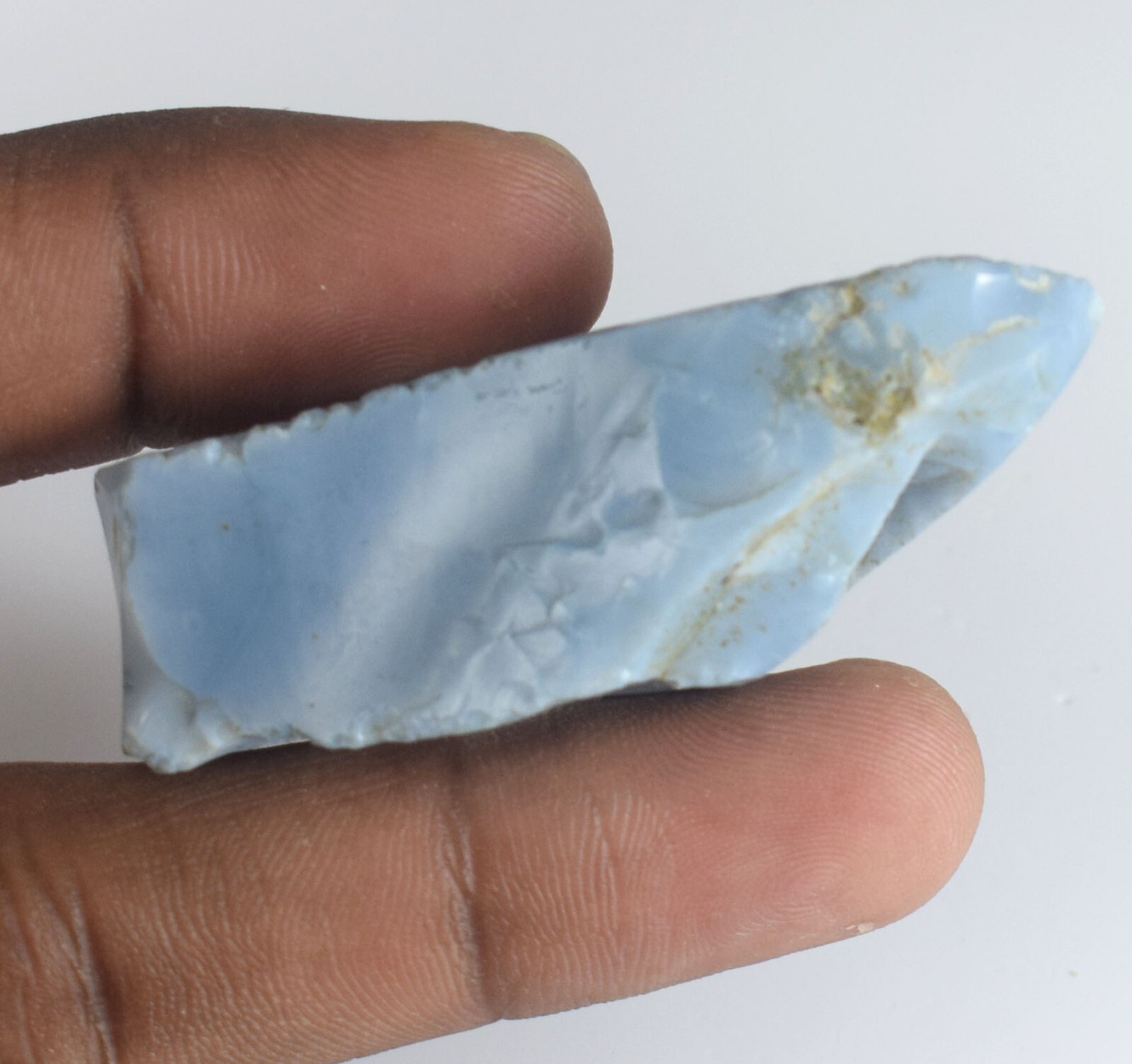 Blue Opal Australian Natural Untreated Gemstone 94.70 Ct/49 mm Rough Mineral