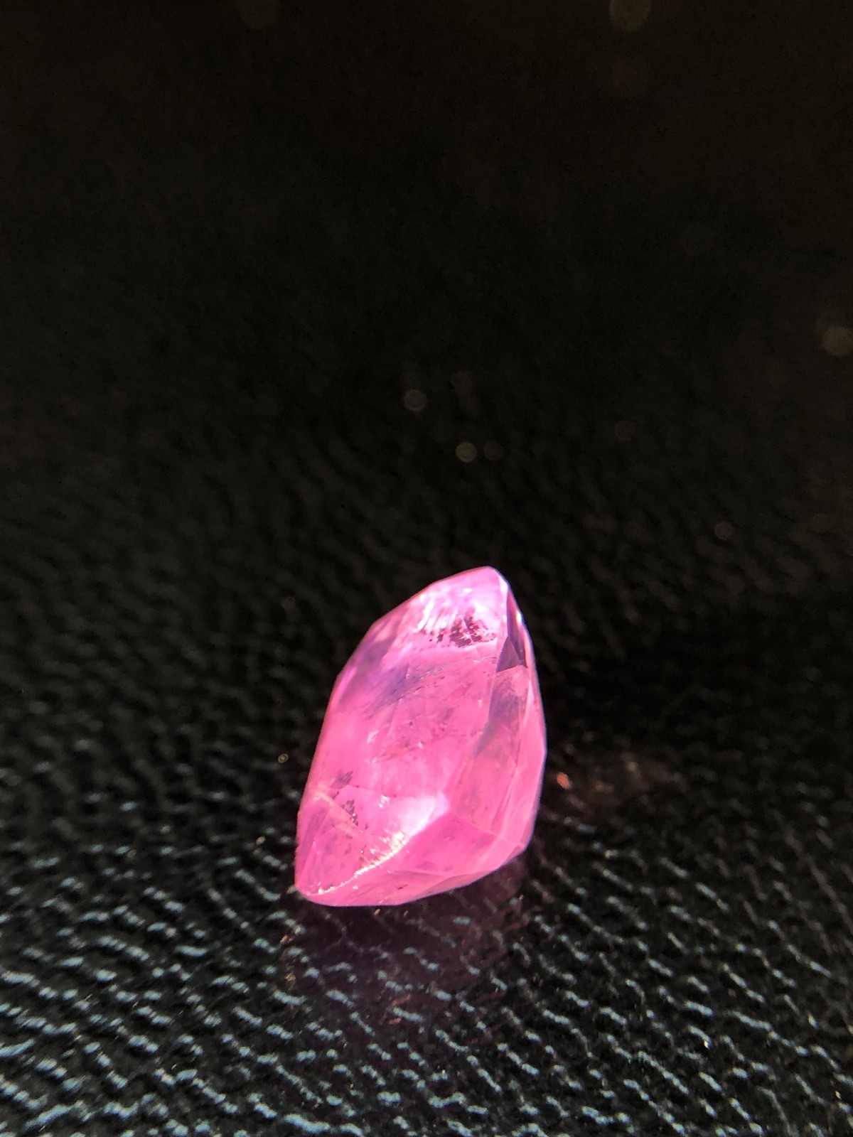 5.80ct unheated milky purplish-pink and orange sapphire/ watermelon sapphire
