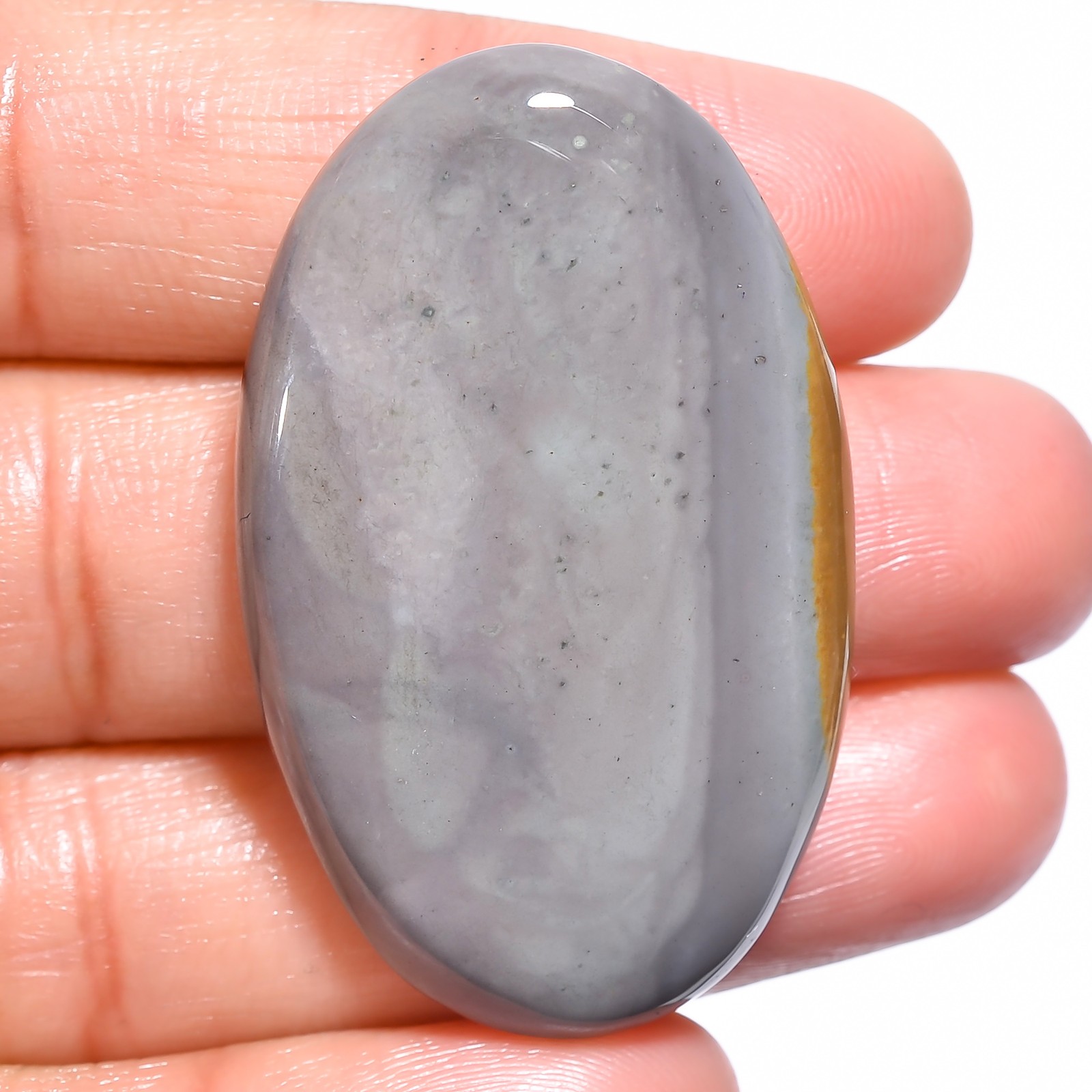 Natural Polychrome Jasper Oval Cabochon Loose Gemstone 50.5 Ct 41X25X5mm GC14130