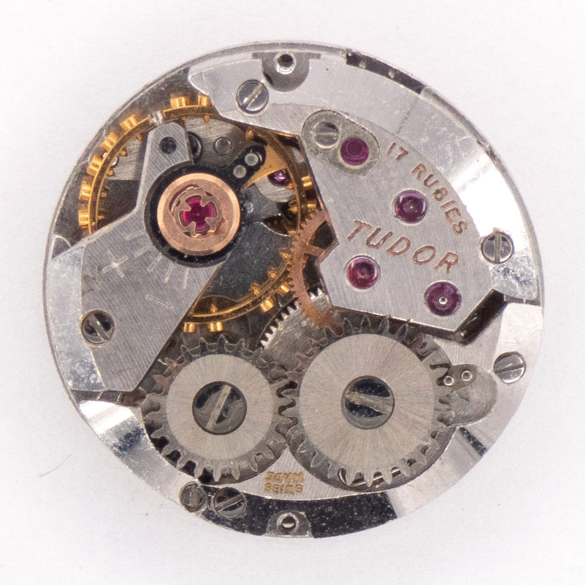 Vintage Tudor 15.1 x 4.9 mm 17-Jewel Wristwatch Movement, Parts