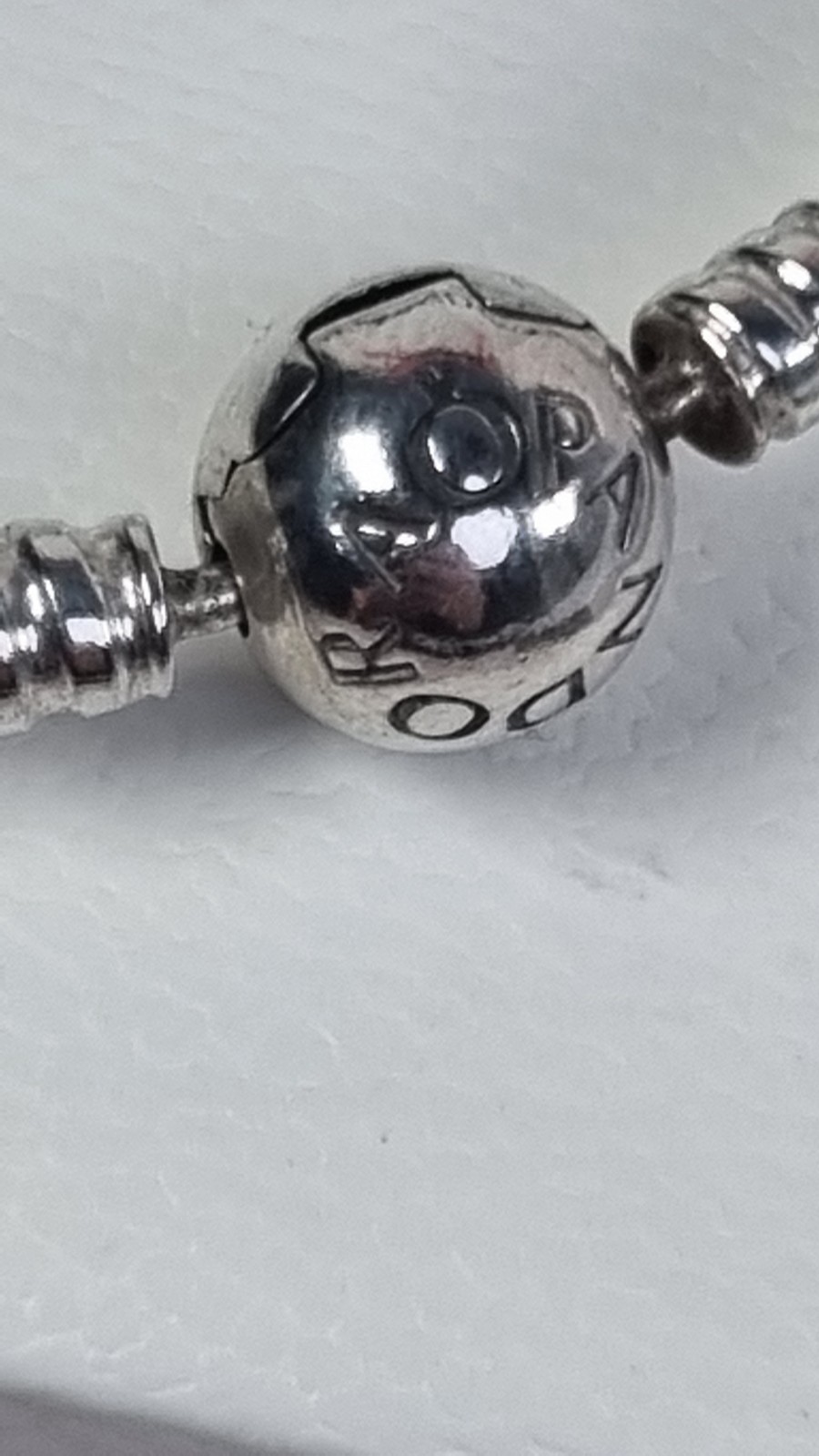 Pandora Sterling Silver Moments Bangle 21cm, NEW With Packaging. Rrp £65.00