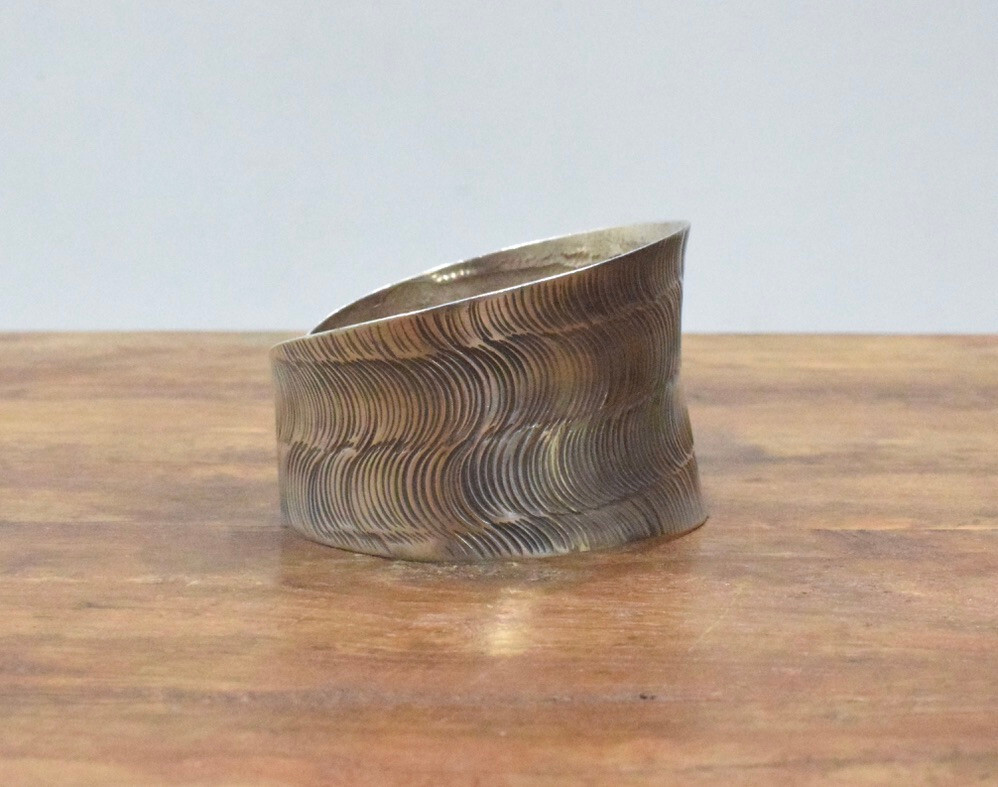 China Miao/Hmong Hill Tribe Sterling Silver Cuff Bracelet