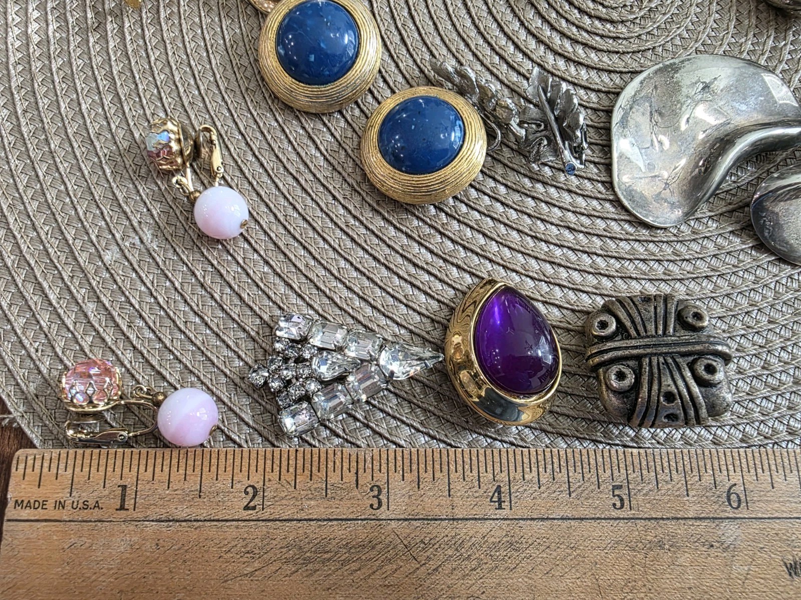 Lot of 19 Pair of Beautiful Vintage & Silver-toned CLIP-ON Earrings