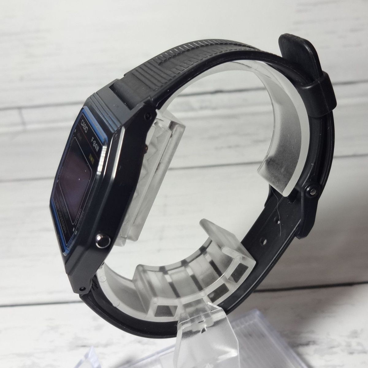 CASIO F-84W Digital Watch Black Pre-Owned Tested Working Lightweight