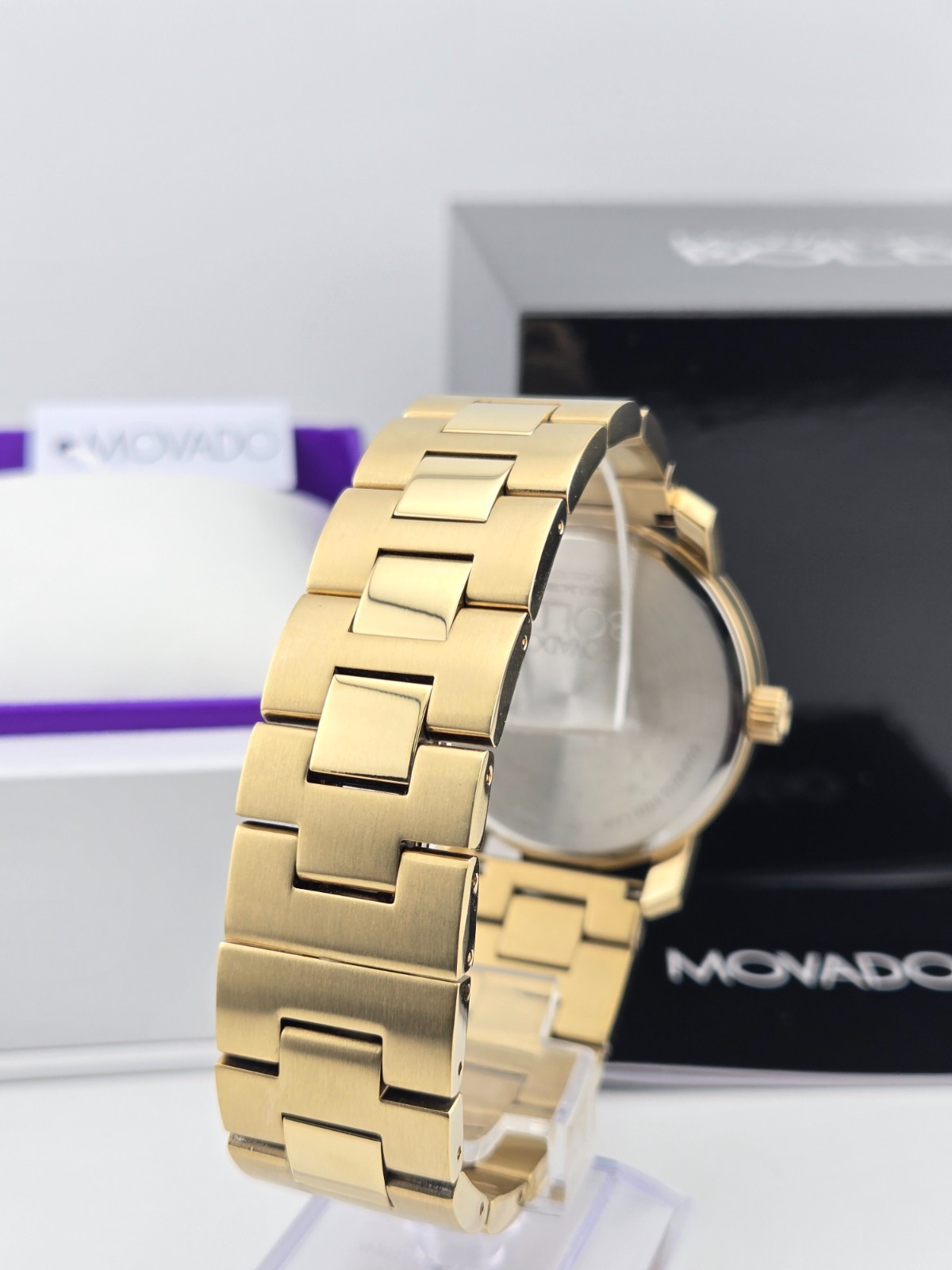 Movado Bold Access Men’s Gold Tone Dial Bracelet Watch – 3600912 ($795 MSRP)
