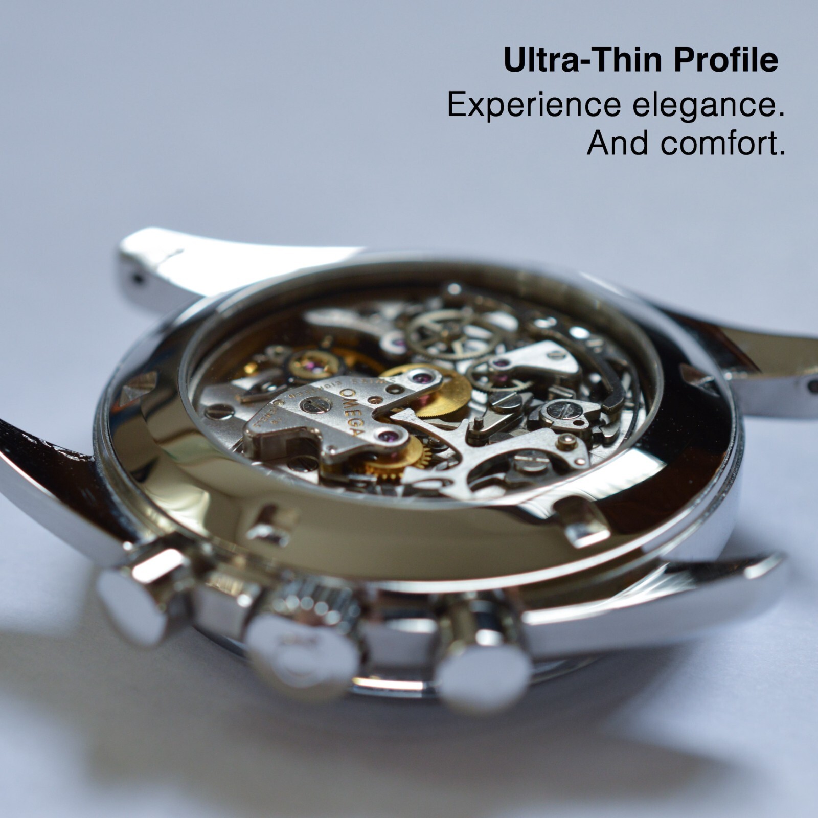 Sapphire Exhibition Caseback for the Omega Speedmaster