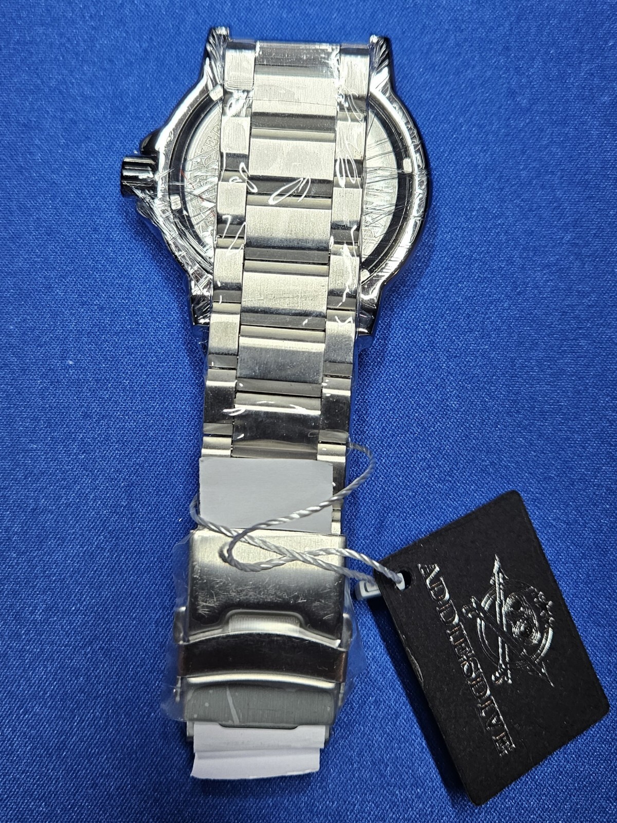 Addiesdive 44MM Luminox Style Steel Silver Watch W/Hardcase Free Shipping USA