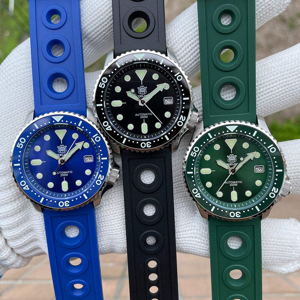 STEELDIVE SD1973 — Ceramic Bezel Insert Sapphire 200mm 41.2mm NH35 Dive Watch