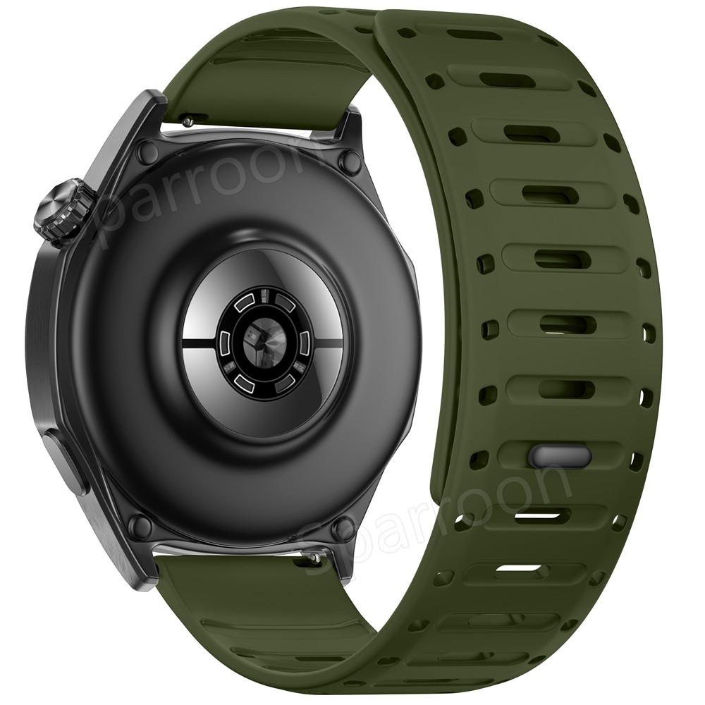 For Fossil Men’s Gen 6 5 5E 4 Watch Band 22mm Silicone Magnetic Strap Wristband