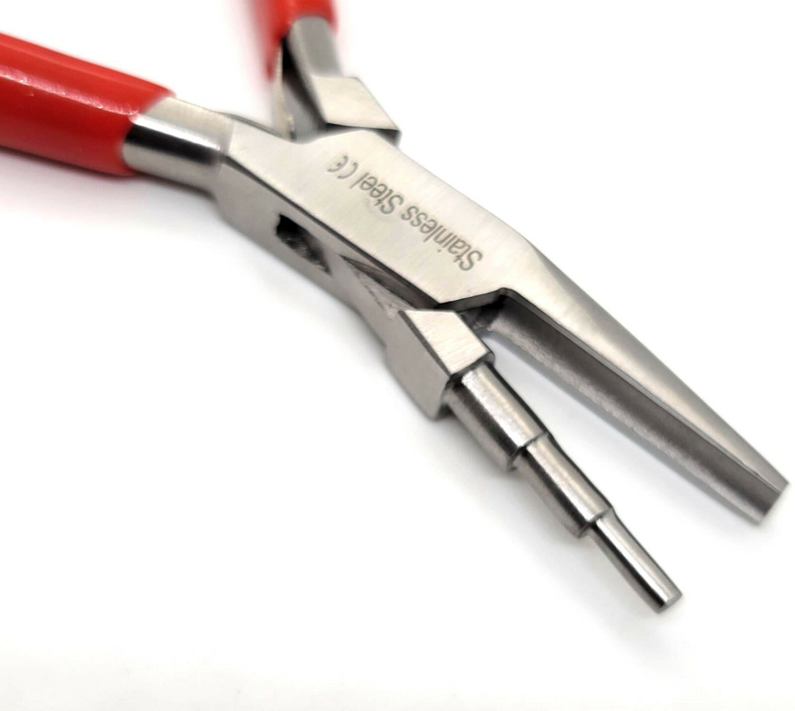 Forming Pliers 3 Step Three Round Nose & Concave Pliers for Wire Bending Looping