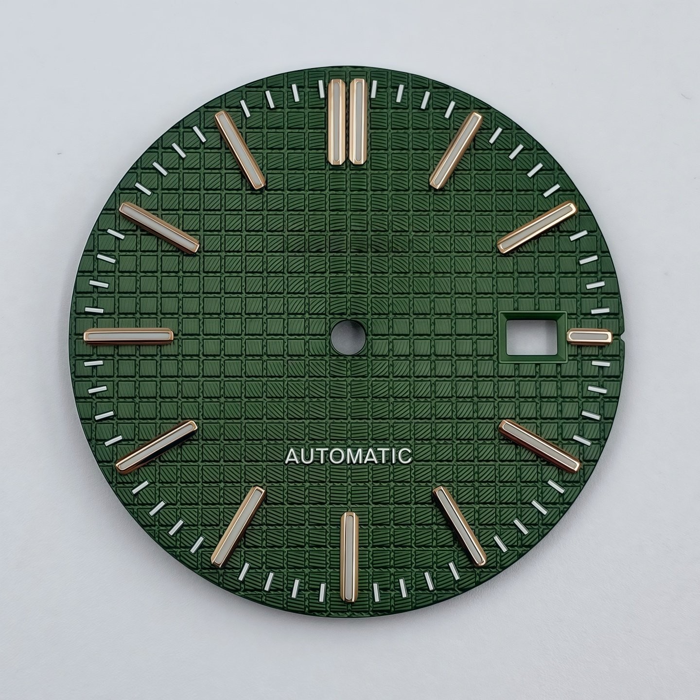 31.8mm Country Oak Watch Dial Green Lume for NH35 NH36 4R Movement Accessories