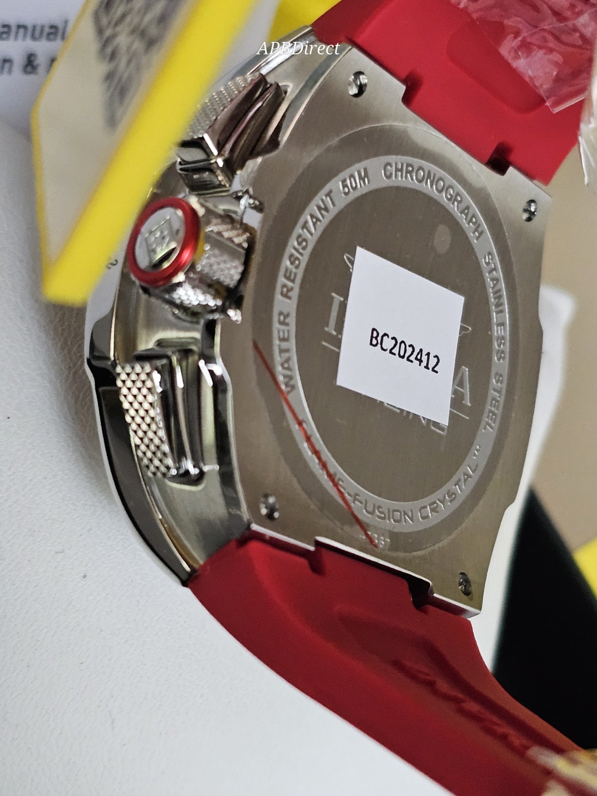 Invicta – Next Gen – DIABLO S1 Rally Black / Red – Racing Collection mens watch