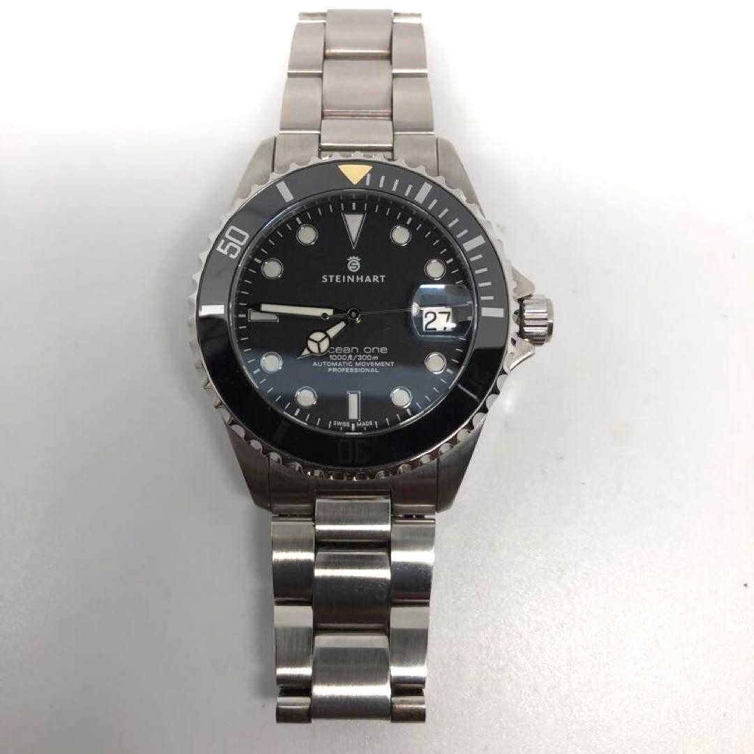 STEINHART Ocean ONE Brown Dial Automatic Diver 300m Swiss Made Set