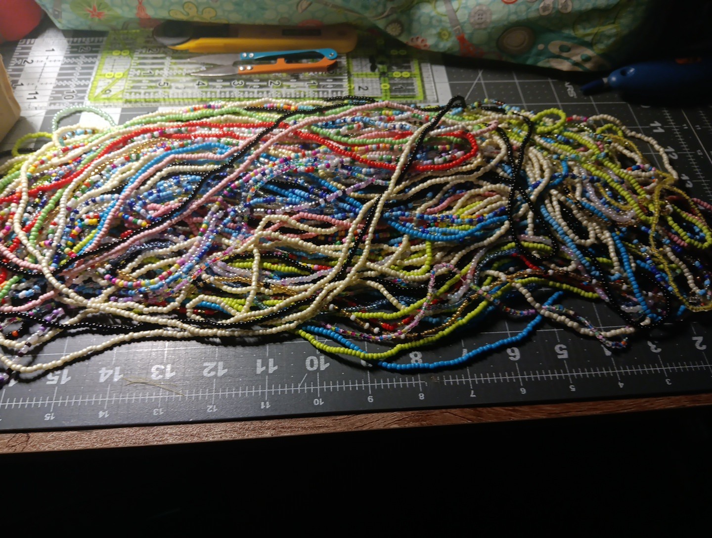 100 Beaded Necklaces, Italian Plastica