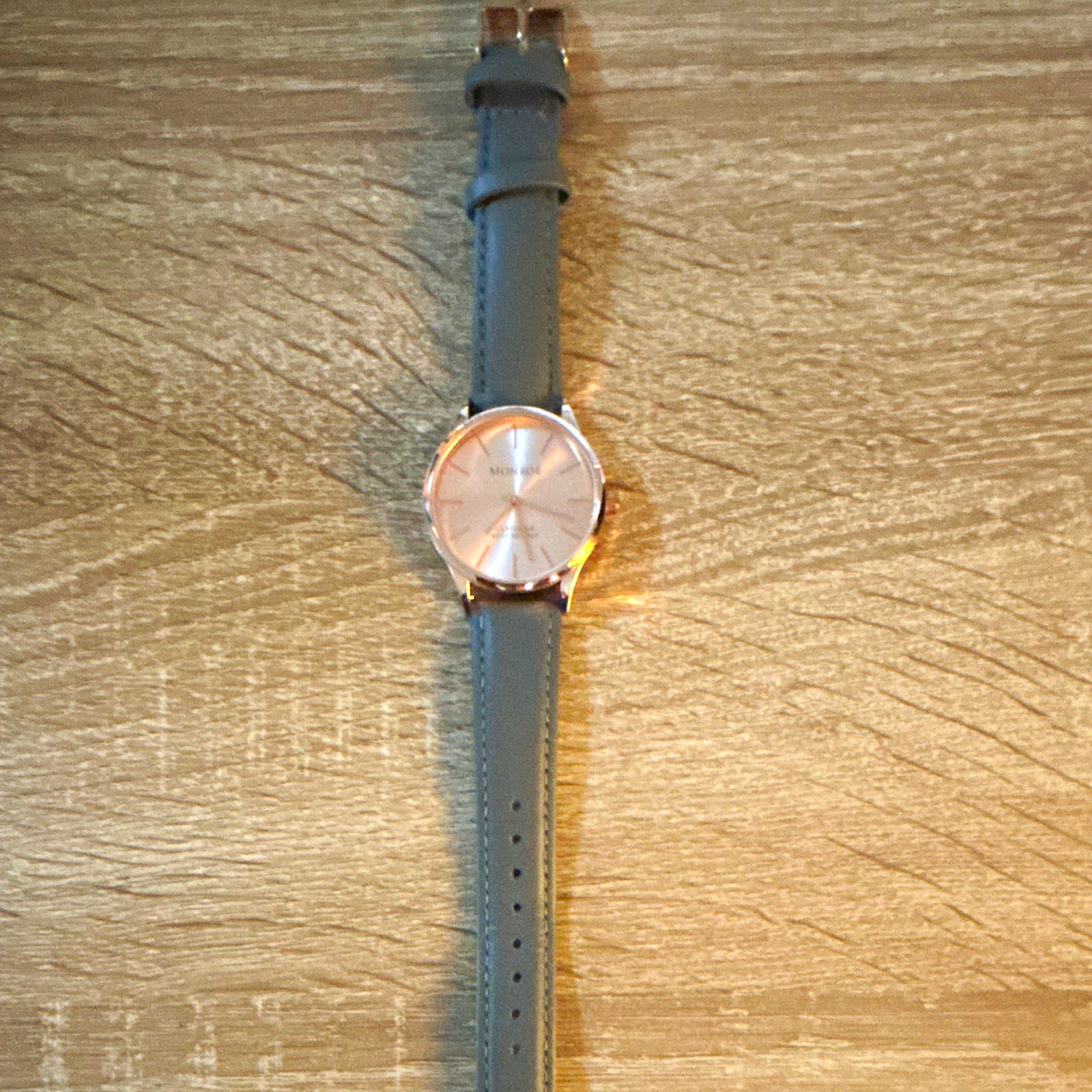 Monroe by Maestra Women’s Quartz Analog Watch Rose Gold Dial. Needs Battery