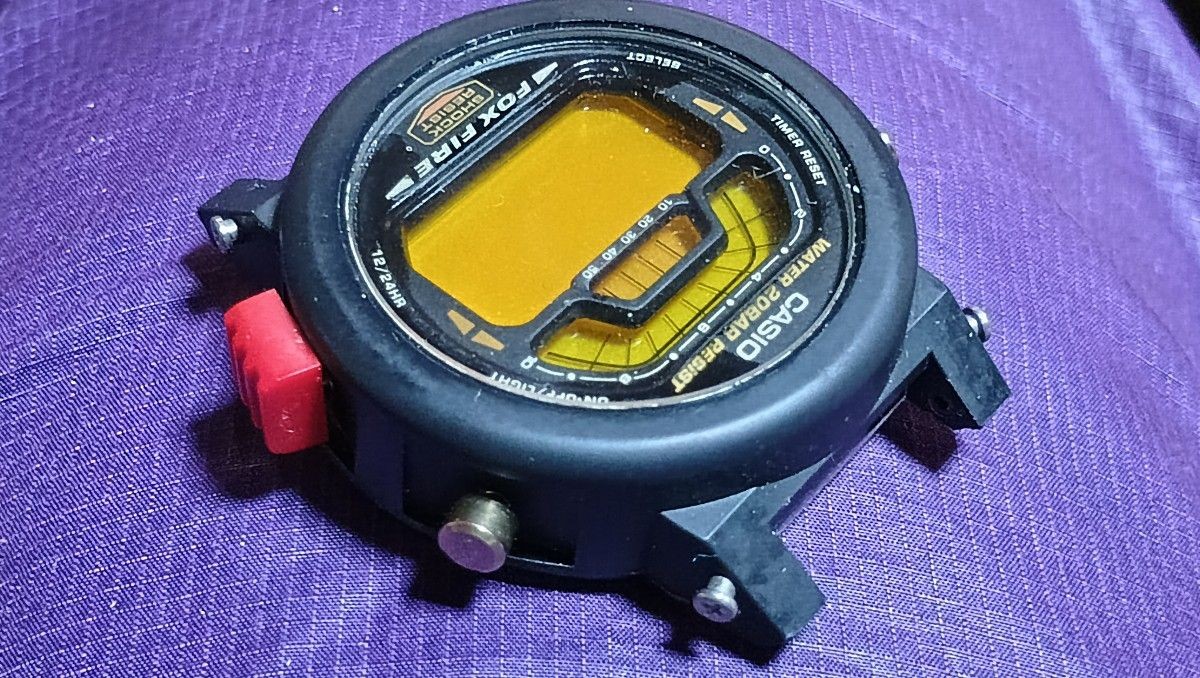 For parts CASIO G-SHOCK DW-8700 FOX FIRE Watch only Junk item No Box