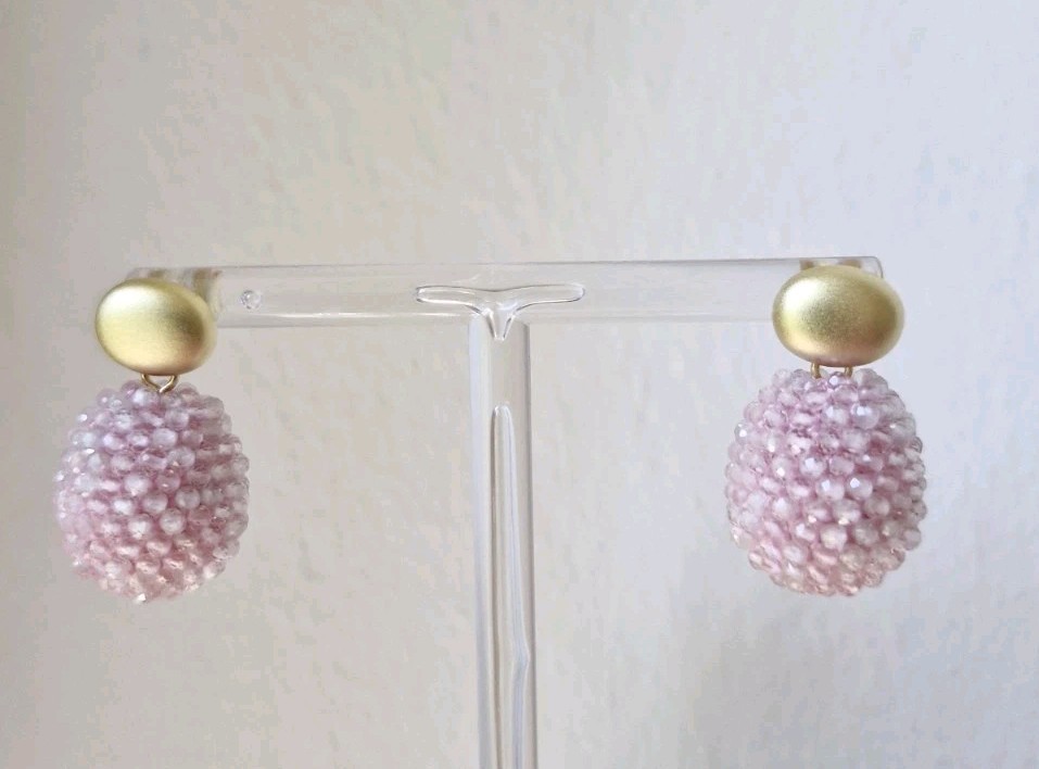 ROSE QUARTZ EARRINGS REMOVABLE