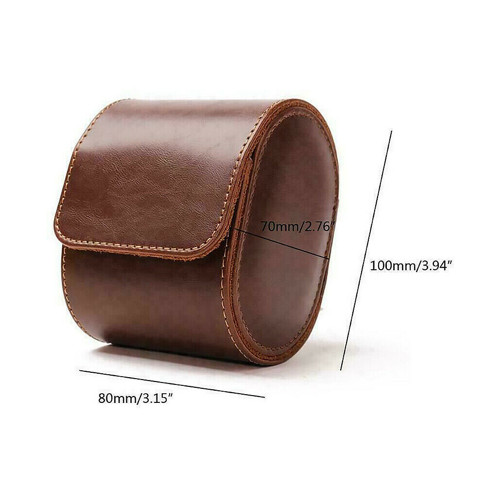 1/2/3Slot Watch Roll Travel Case Portable Leather Display Jewelry Storage box#