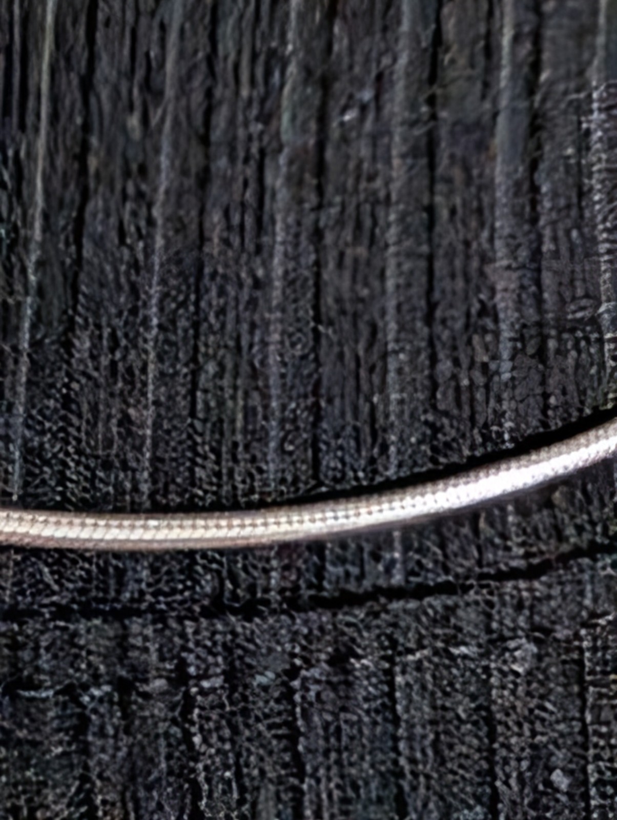 925 Sterling Silver Snake Chain Choker Necklace 15 Inch Lobster Clasp