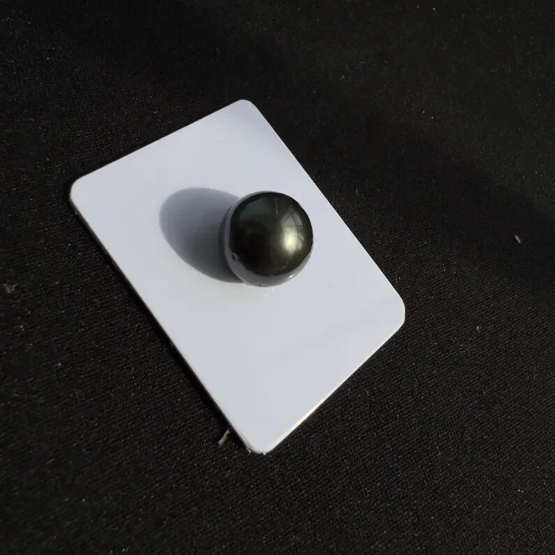 12mm Natural Tahitian Pearl – Round Black Pearl from French Polynesia | Loose
