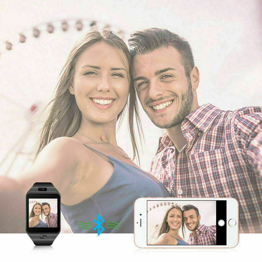 New Blue-tooth Smart Watch & Phone with Camera Touch Screen Sleep Monitor