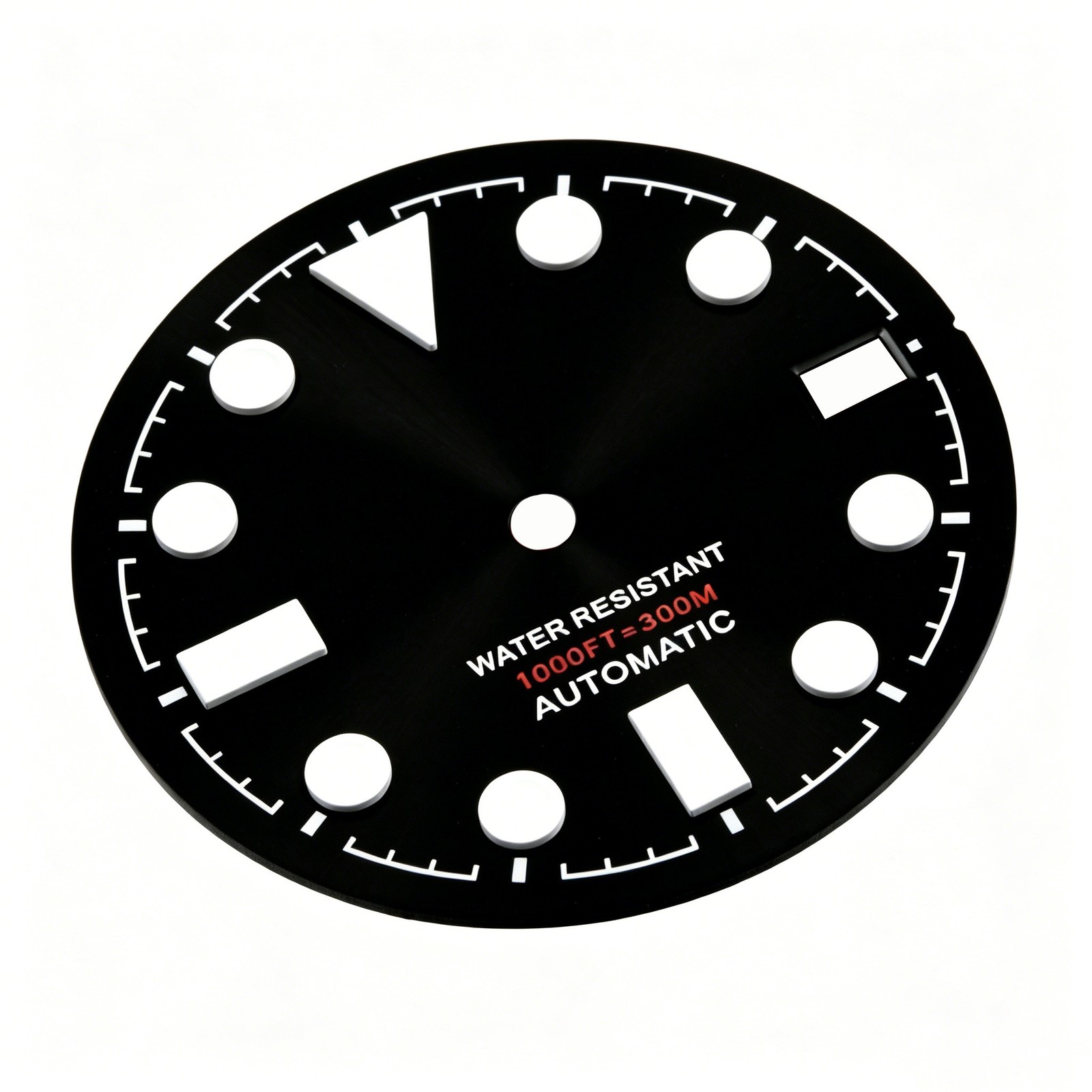 28.5mm Black Dial BGW9 Blue Lume Dot Indices Fit Auto Mod
