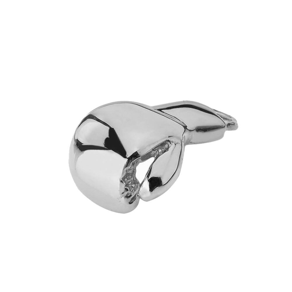 Boxing Glove Pendant Necklace in Sterling Silver
