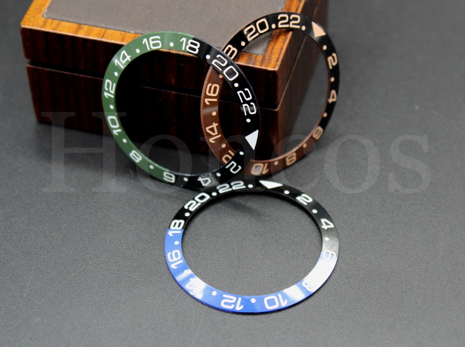40MM Ceramic Replacement Bezel insert GMT for SKX007 0020 CASE Fits for Seiko