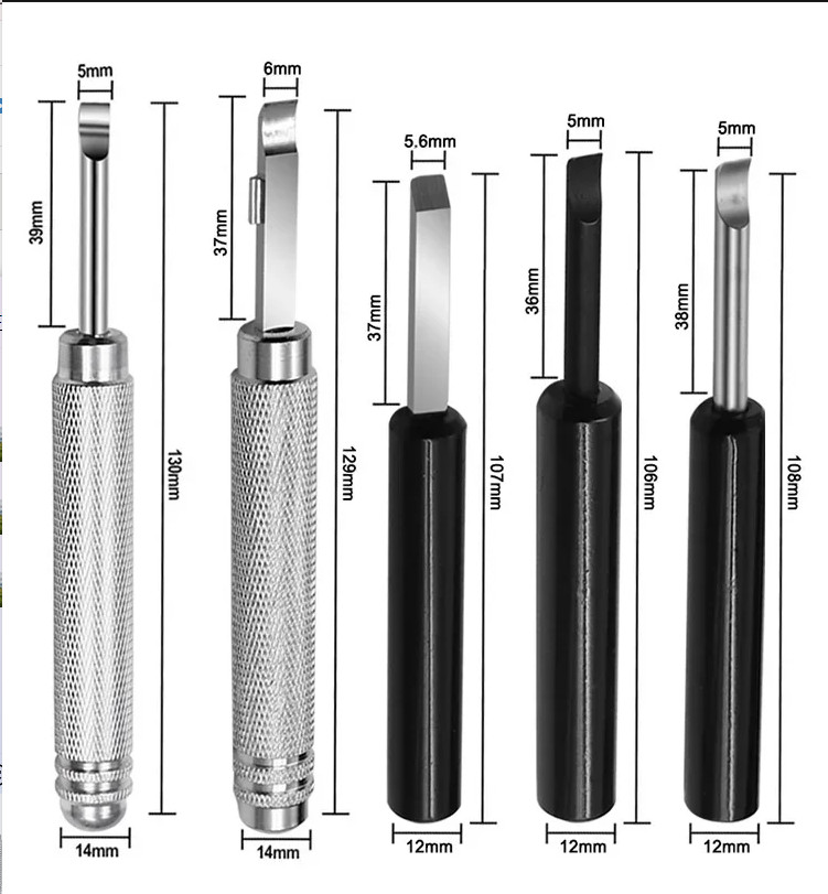 Stainless Steel Watch Back Cover Opener Tool Battery Removal Repair Kit FREE EXP