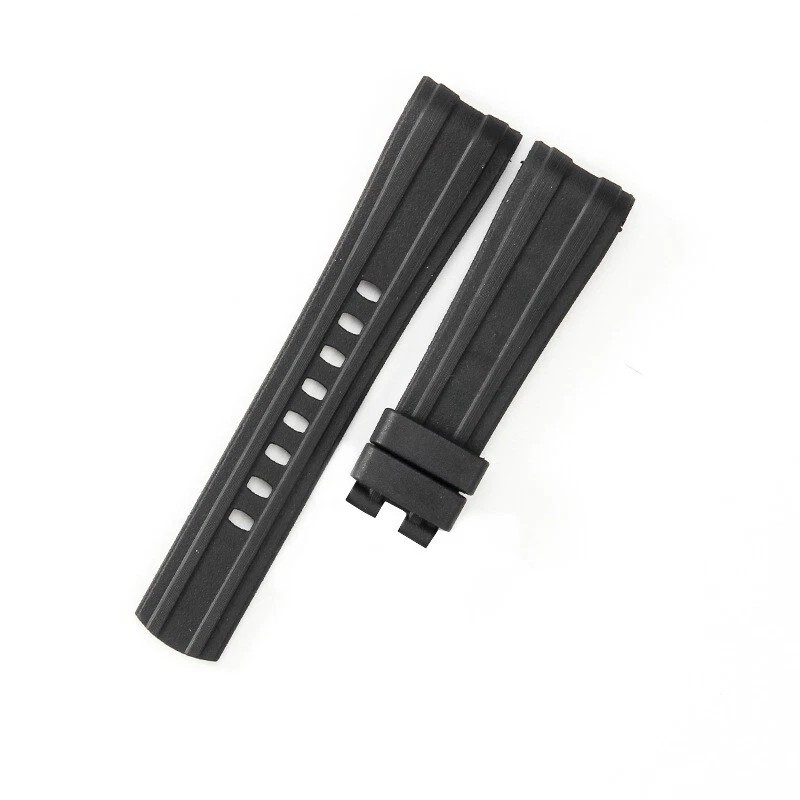 Premium Waterproof Rubber Silicone Watch Band Strap Curved End for O.mega 20mm