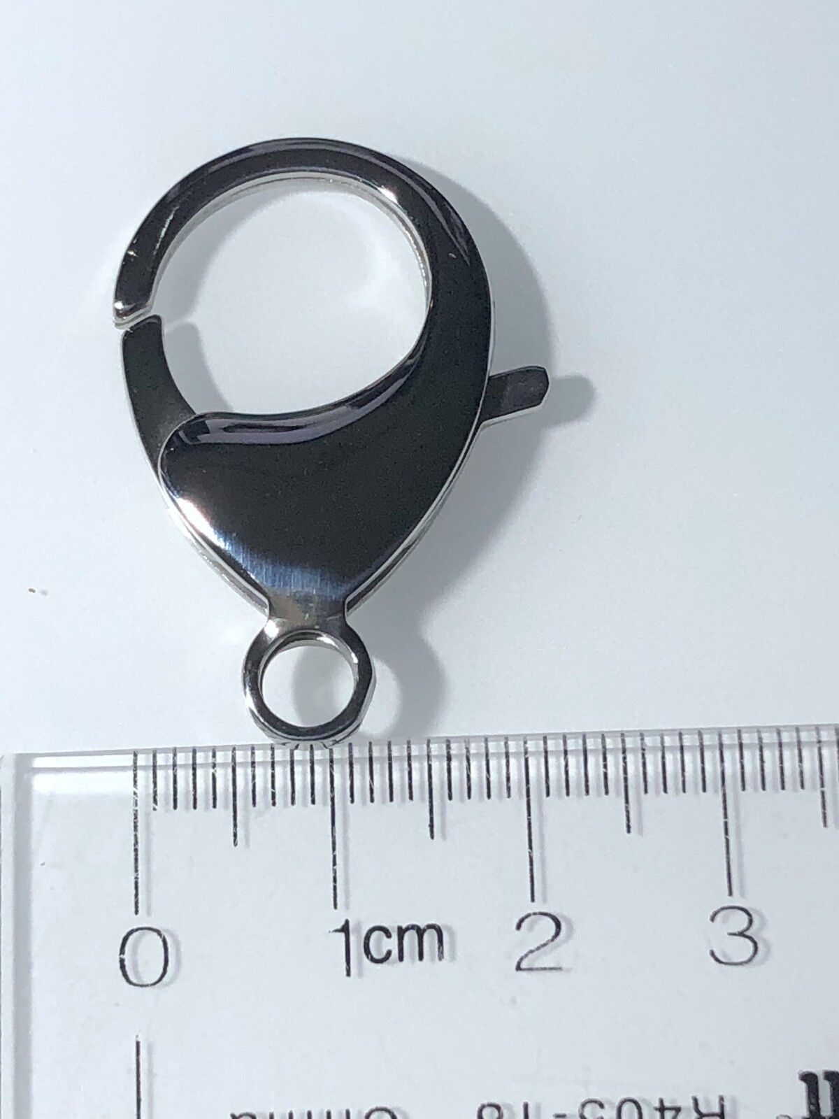 33 mm Stainless Steel Lobster Claw Clasp for Bracelet, Necklace, Key ring