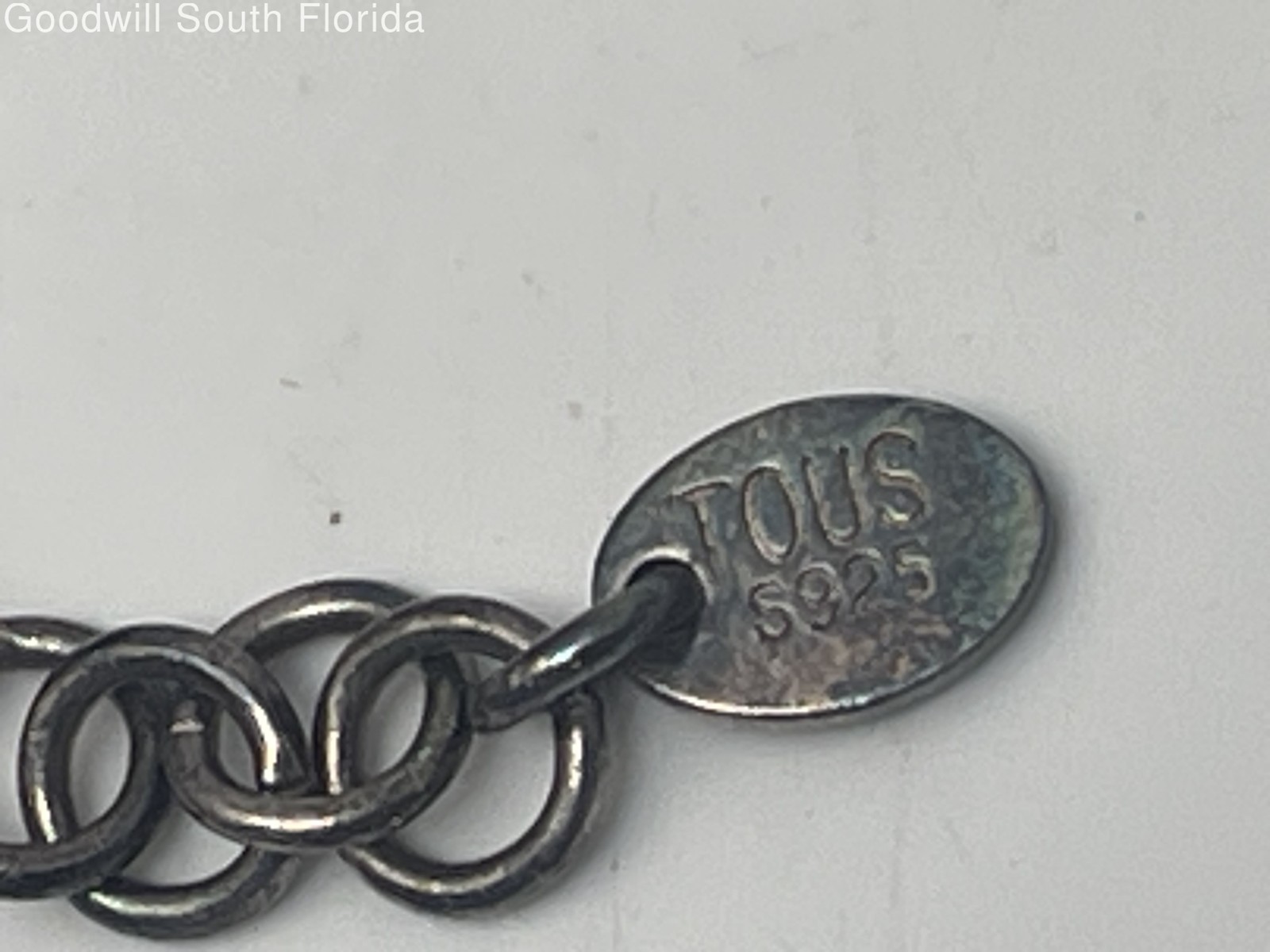 Tous Women’s Silver Stamped Bracelet Weight 3.6g