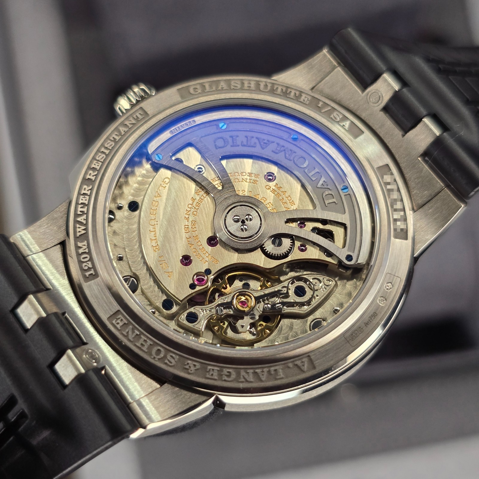 A. LANGE & SOHNE ODYSSEUS 40.5MM 363.068 18K WHITE GOLD GREY DIAL B&P