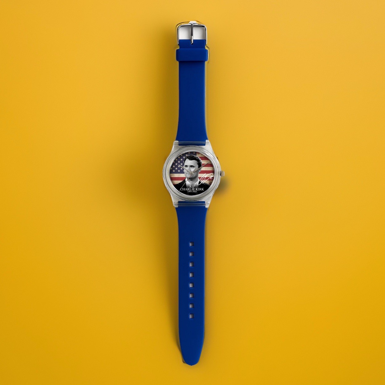 Charlie Kirk Limited Edition Turning Point USA Tribute MAGA Watch Wristwatch