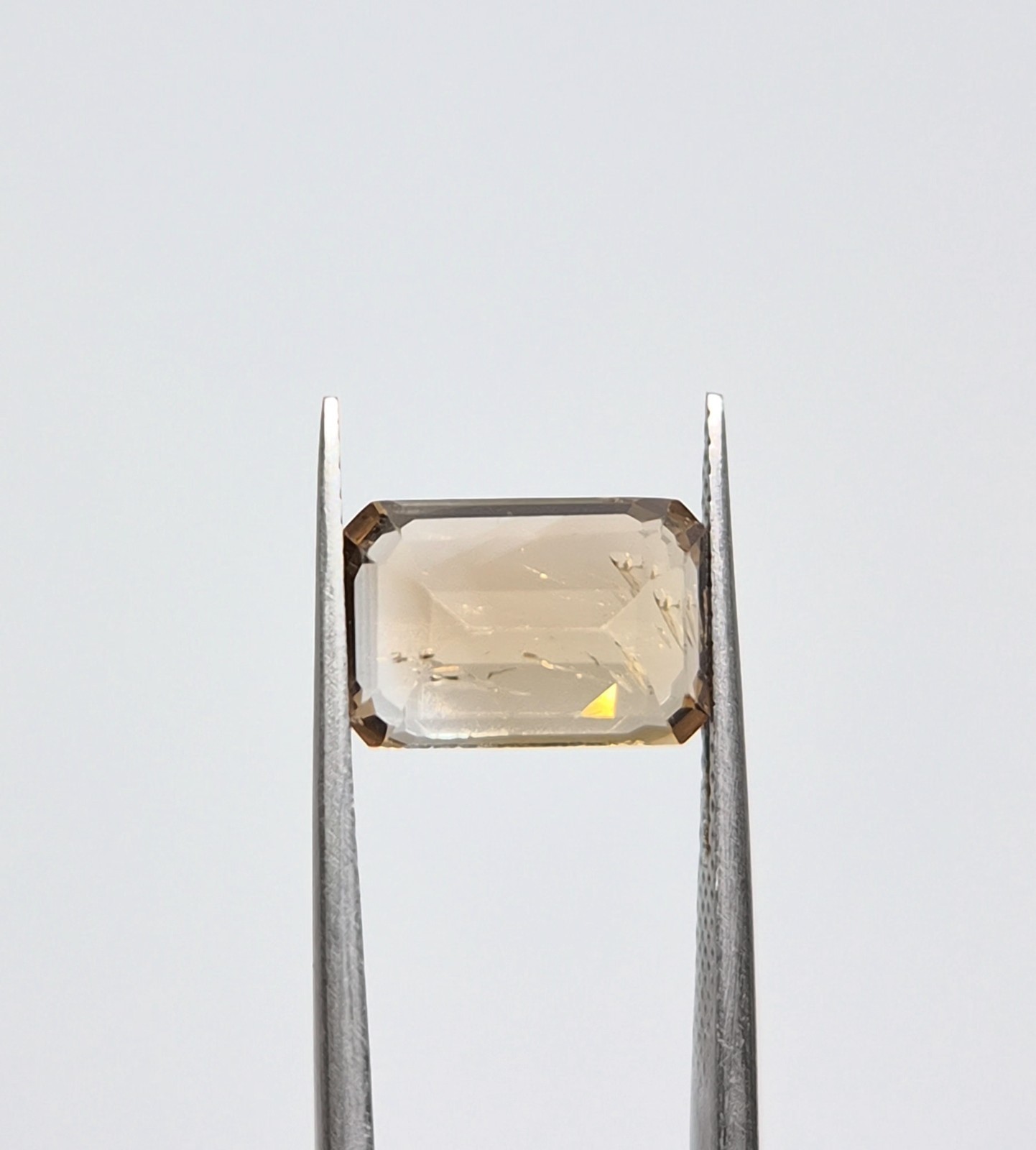 5.35ct Natural Imperial Topaz Loose Gemstone Emerald Cut For Making Jewellery