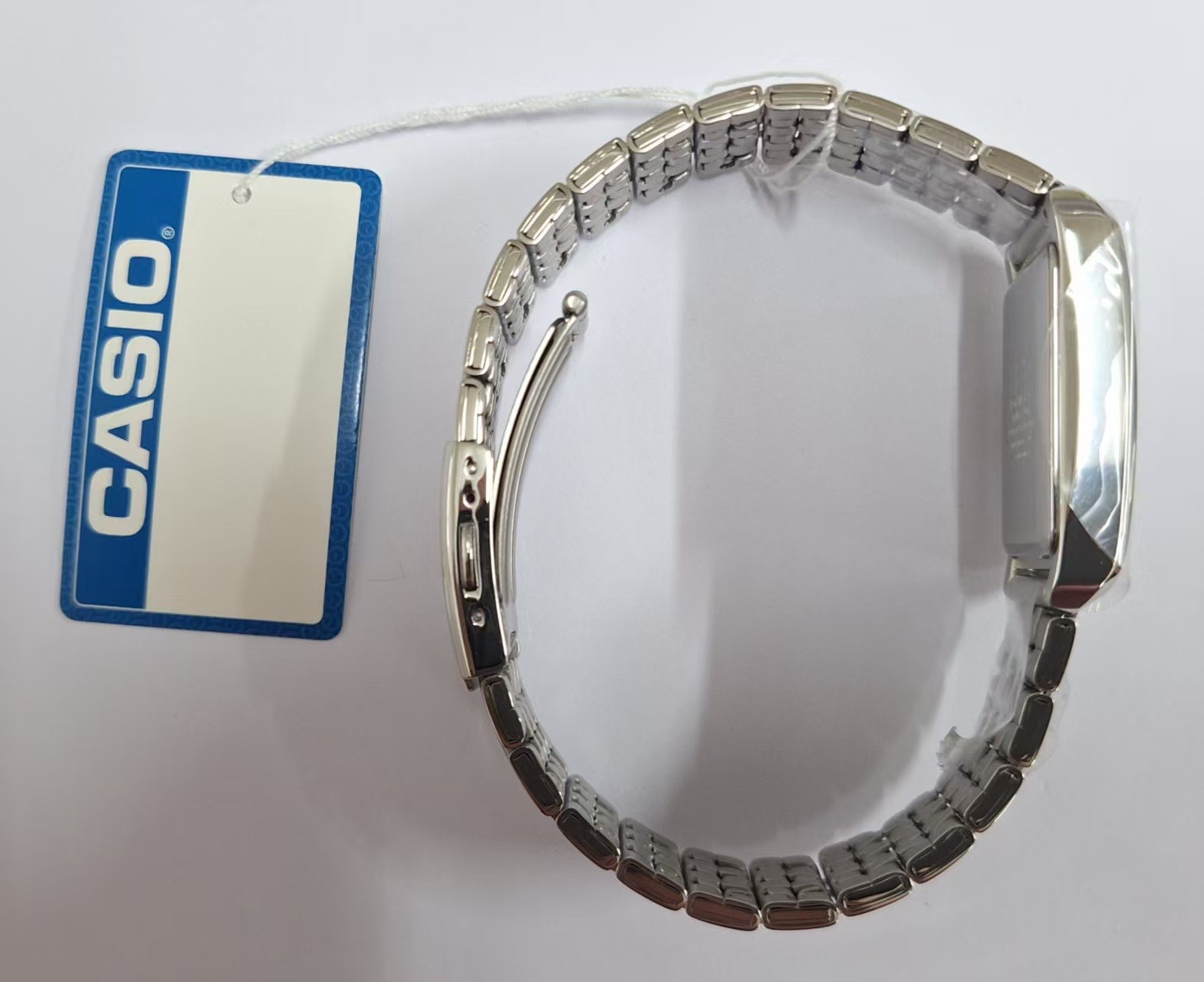 CASIO MTP-B215D-1A Black Dial Analog Stainless Steel Band Men Watch