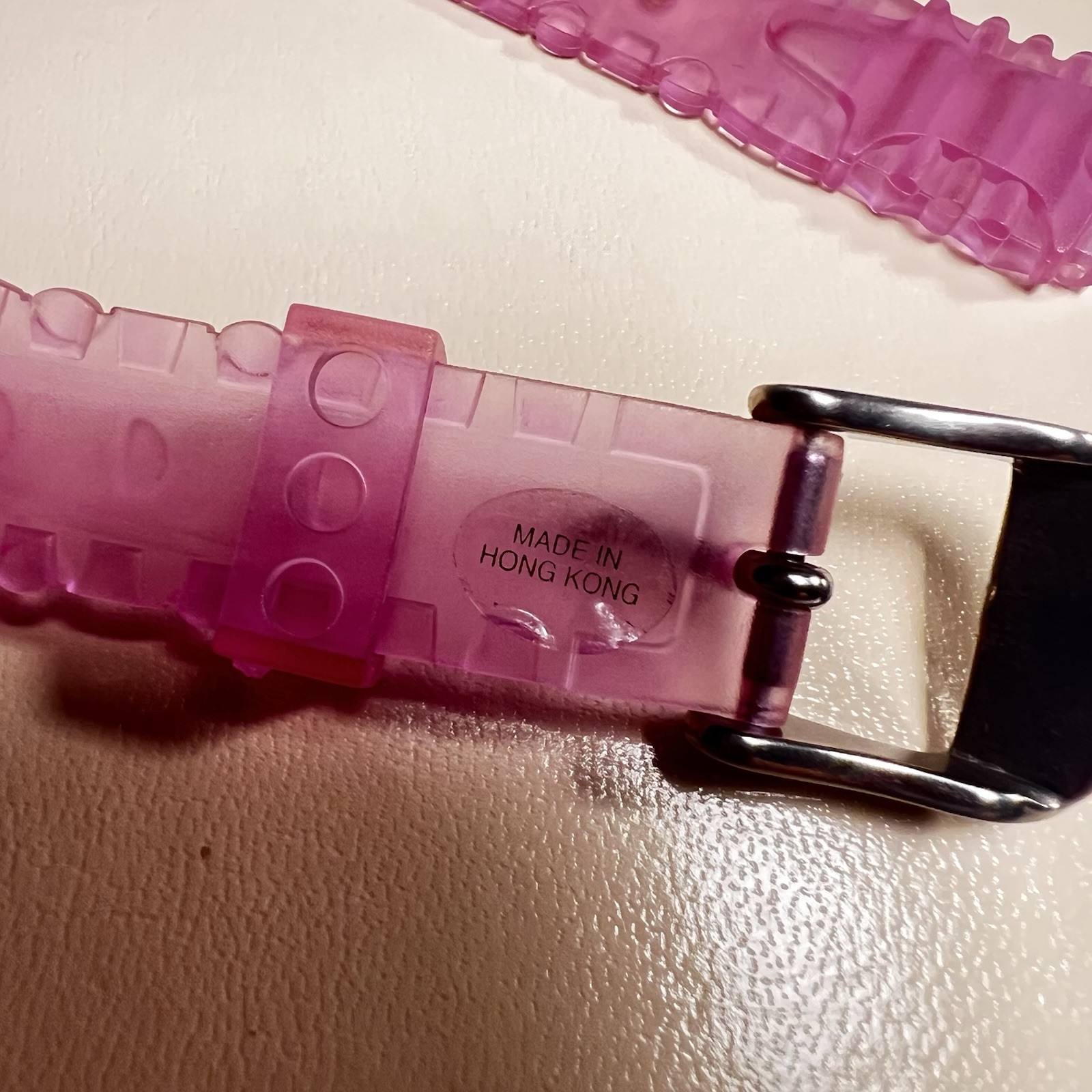 Authentic TechnoMarine Pink Silicone Rubber Watch Strap Band 13mm/ 110x60mm