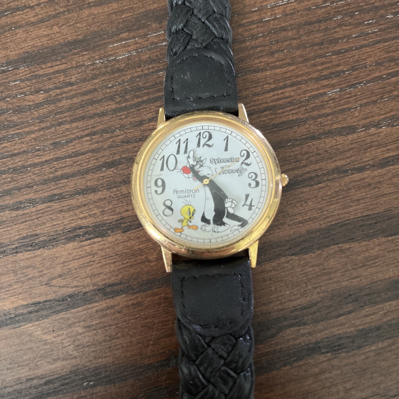 Vtg. Sylvester/Tweety Bird Looney Tunes Quartz Watch / Armitron for Warner Bros.
