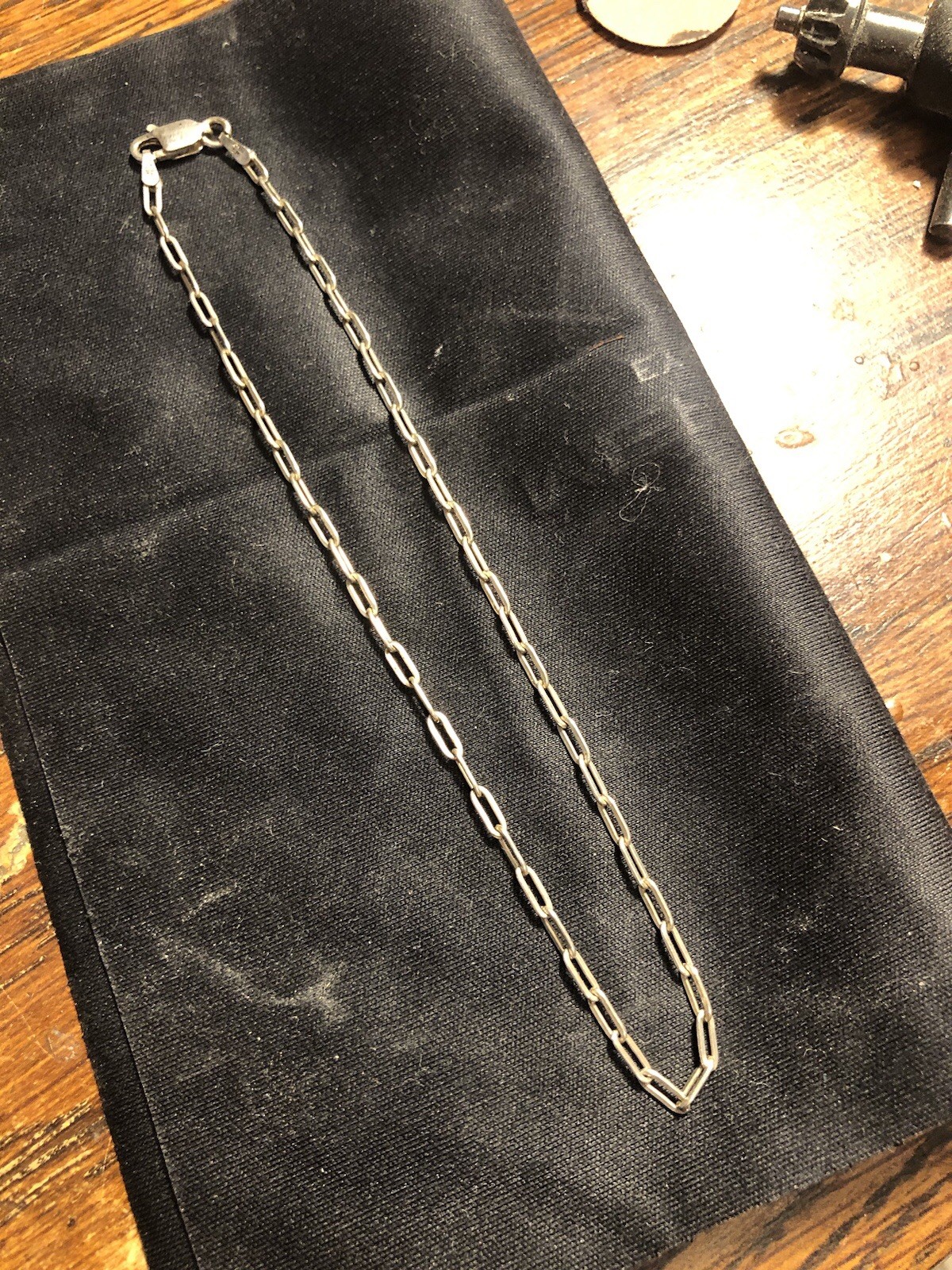 .925 Sterling Silver VTG Baby Necklace With Lobster Clasp – Marked Italy