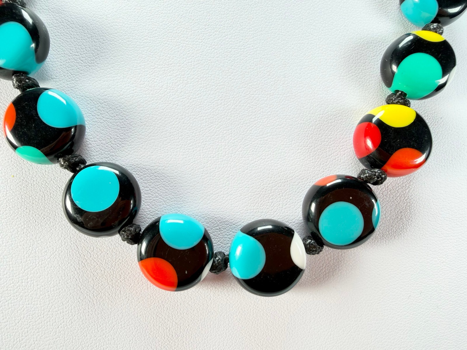 Sobral – Dots “Yoi” Multi coloured Dots Resin Necklace ( 005358 )