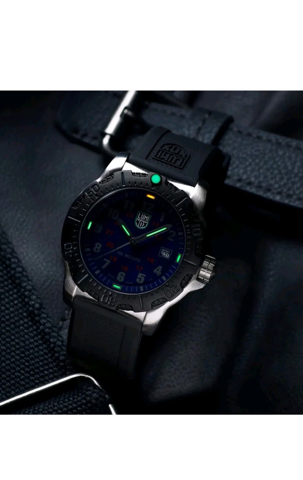 Luminox Men’s Manta Ray Steel X2.2133 Blue Dial Polyurethane Watch