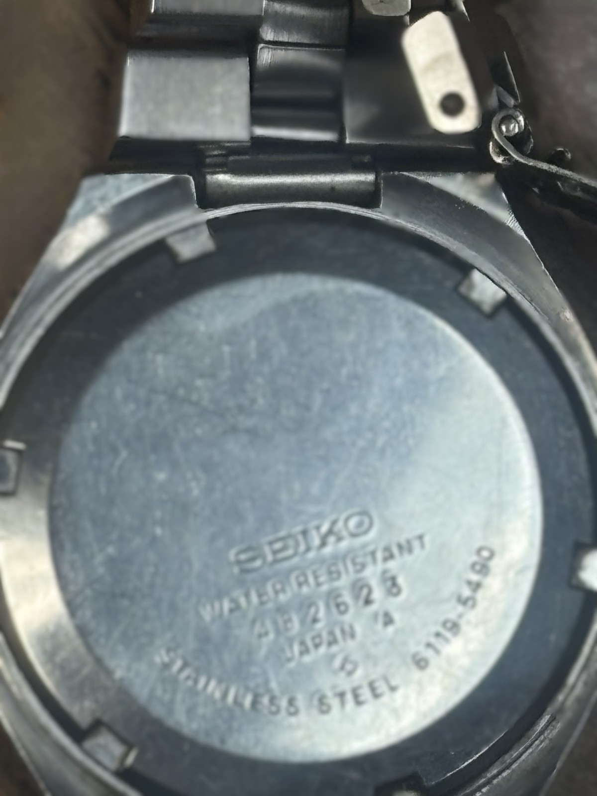 Vintage 1976 Seiko 5 “TV Screen” 6119-5490 – Rare Blue Double-Shade Dial