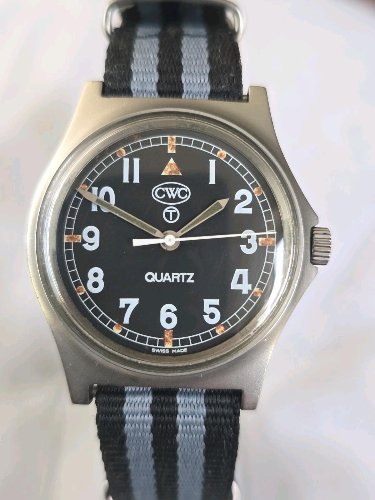 1990 Royal Navy CWC G10 Swiss Made Military Issued Quartz Wristwatch