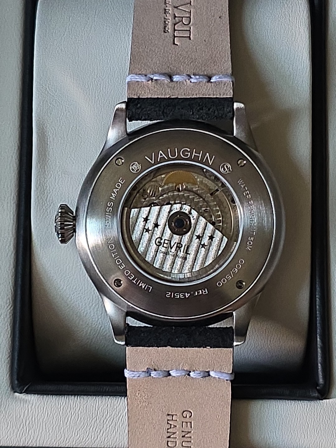 Gevril 43512 Vaughn Pilot Subdial Men’s Automatic Watch SWISS MADE – NEW & RARE