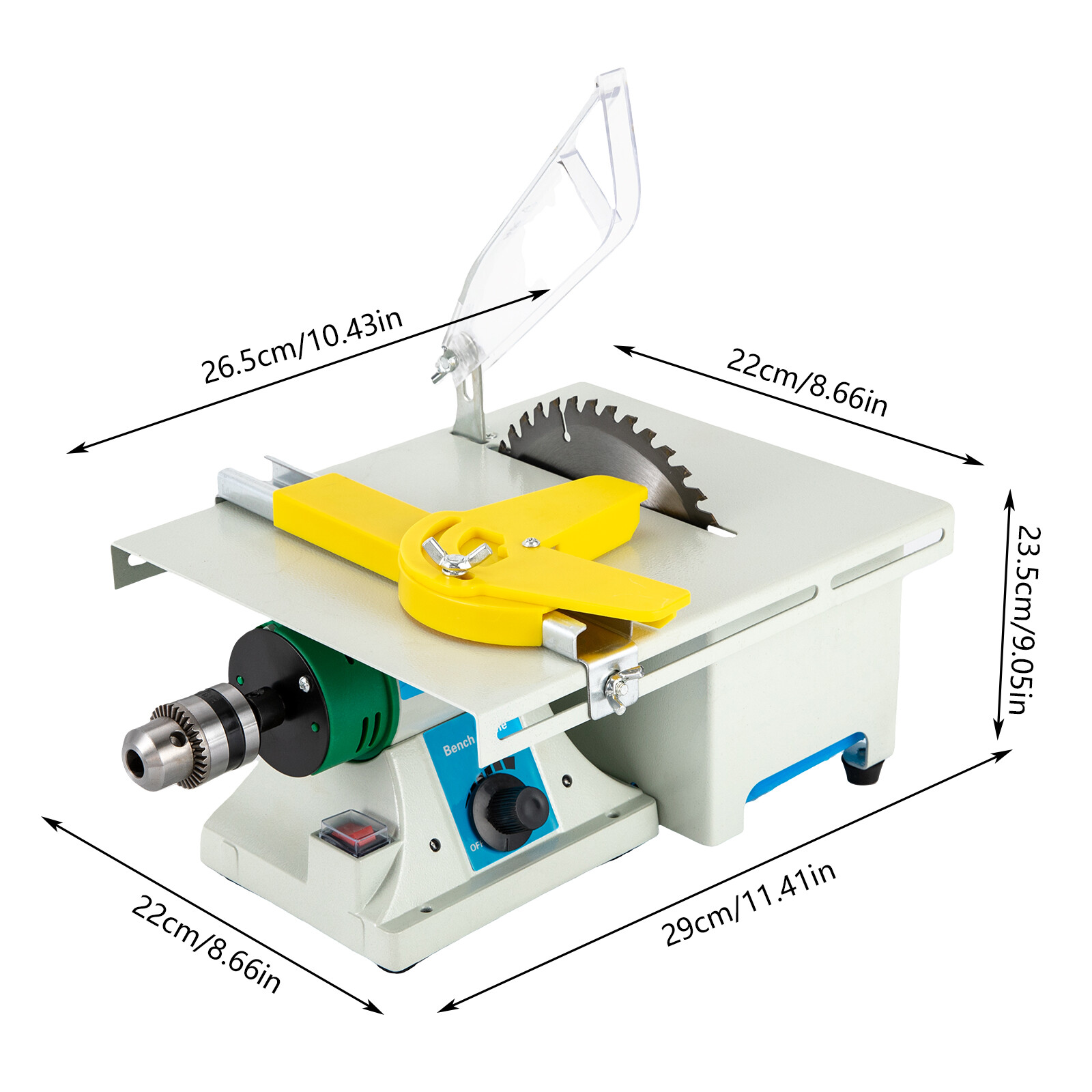 750W Mini Table Grinder Gem Jewelry Grinding Polish Saw Machine 800-10000rpm