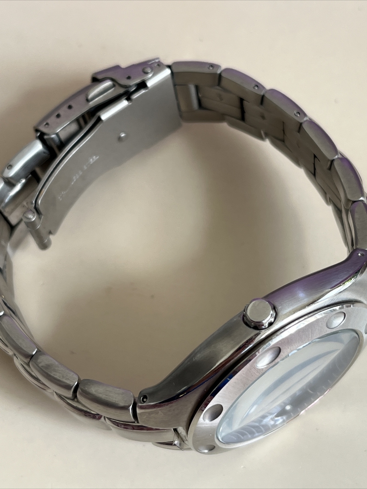 Fossil Men’s Blue 100 MPR-5098 Japan Movt StSteel Wrist Watch SOL-New Battery